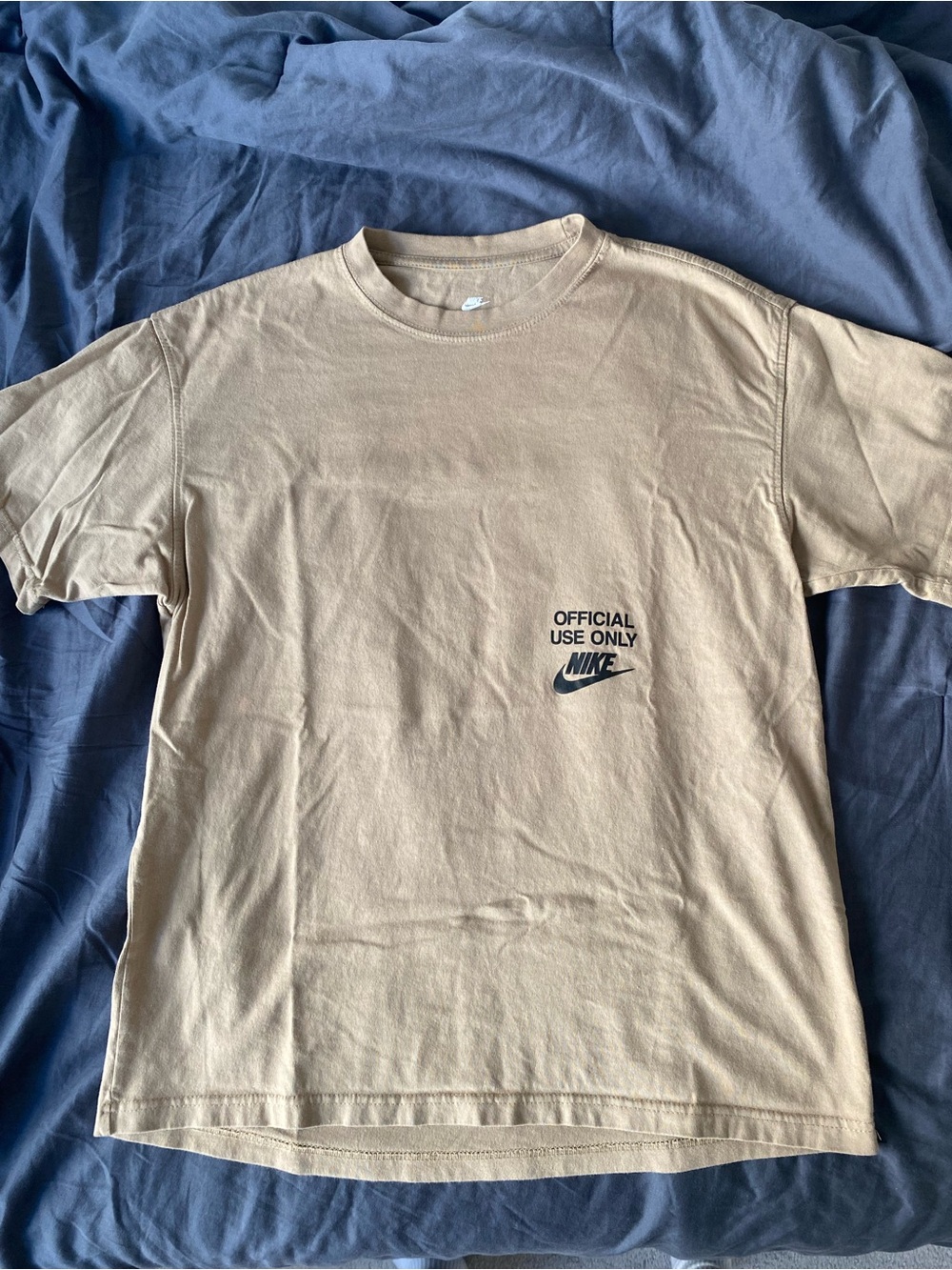 Nike Official Use Only Tan Crewneck T-Shirt